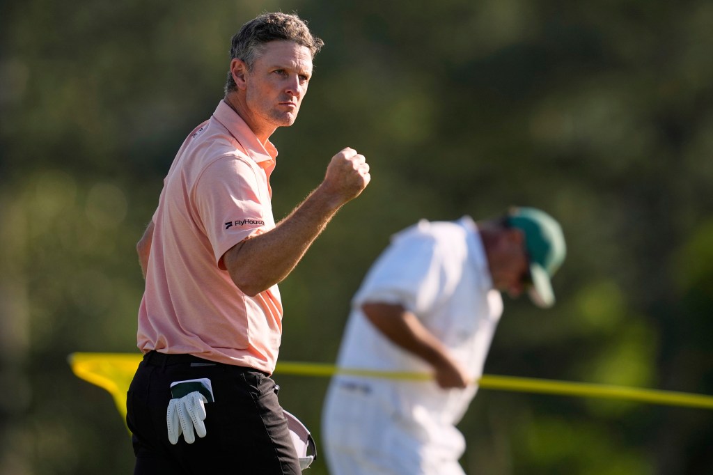 Rose tallied a birdie on the 18th hole.