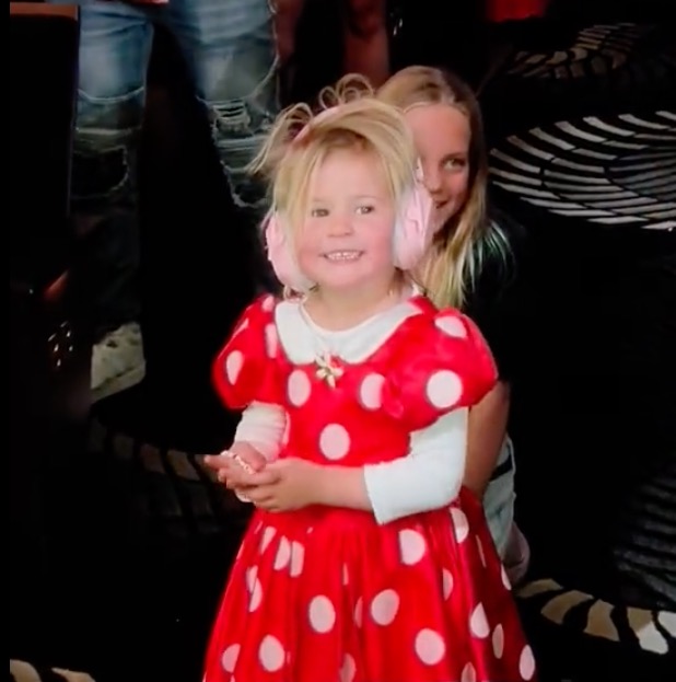 Katy Perry and Orlando Bloom's daughter, Daisy in 2023 at Katy Perry's Las Vegas residency. 