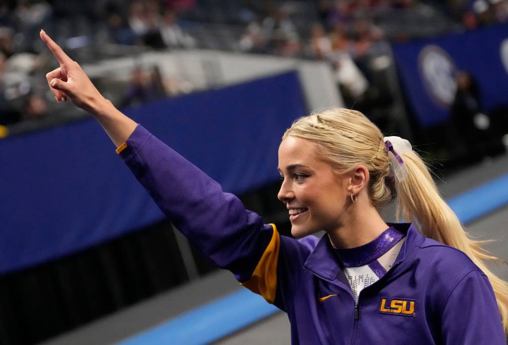 Livvy Dunne is in her fifth and final year at LSU.