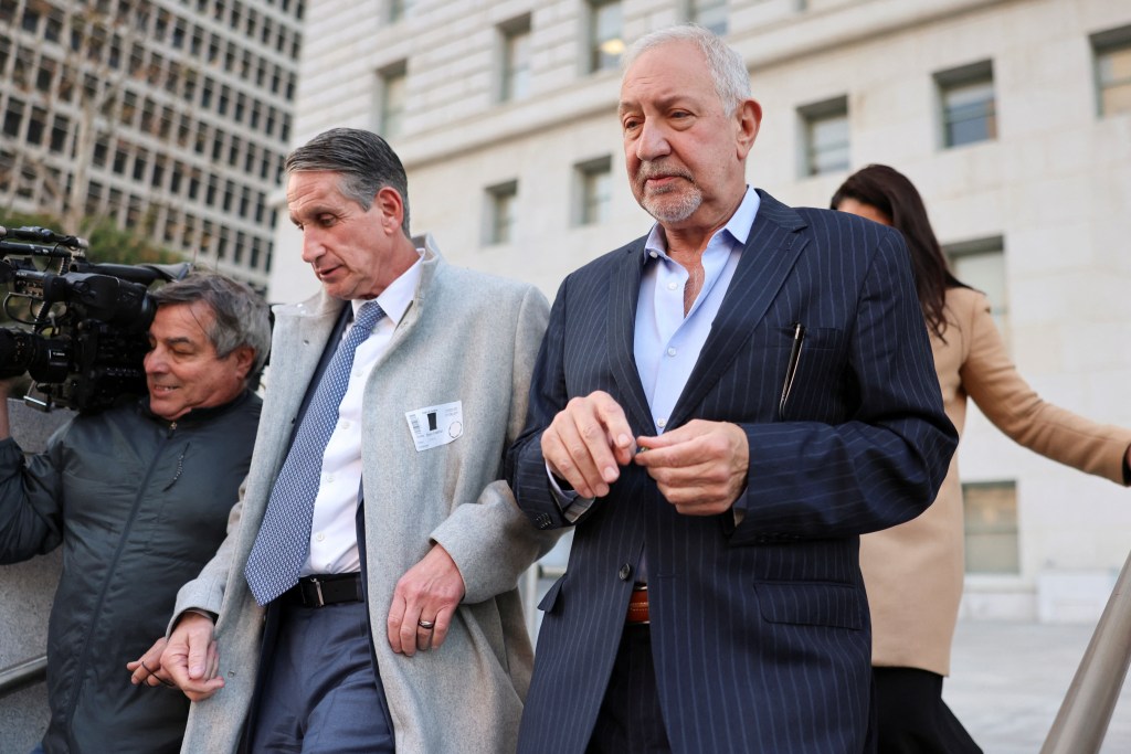 Mark Geragos (right), defense attorney of Erik and Lyle Menendez, and lawyer Bryan Freedman.