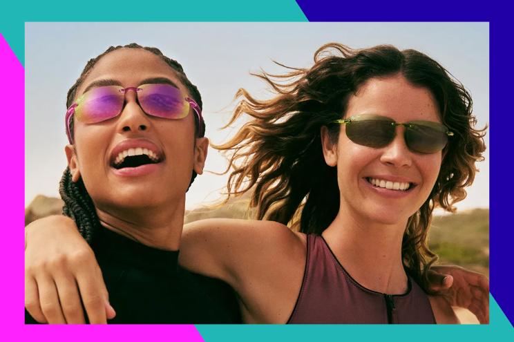 A group of women wearing sunglasses