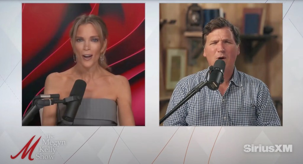 Tucker Carlson appeared on "The Megyn Kelly Show" where he roasted former first lady Michelle Obama.