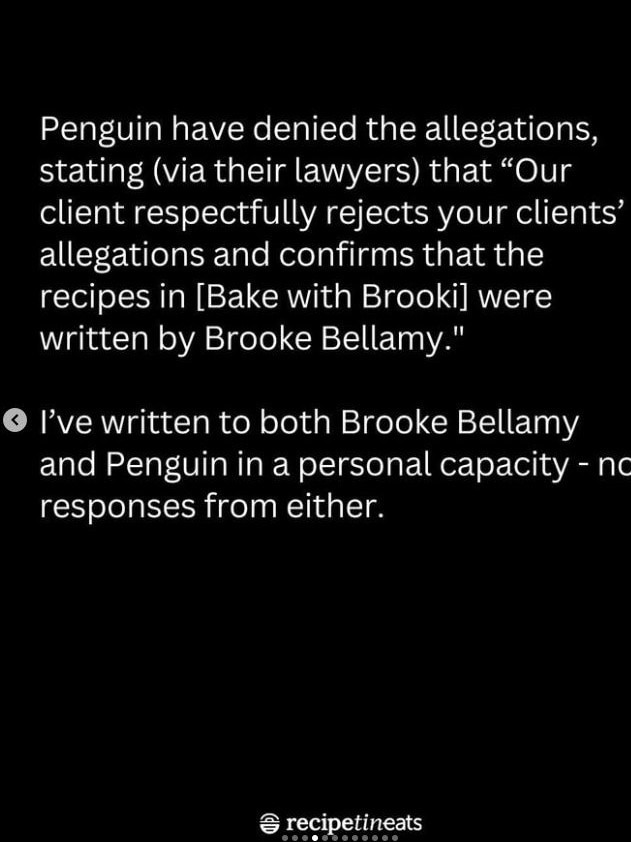 Nagi Maehashi has taken to social media to publicly call out fellow celebrity cook Brooke Bellamy whom she claims copied recipes for a best-selling book. 