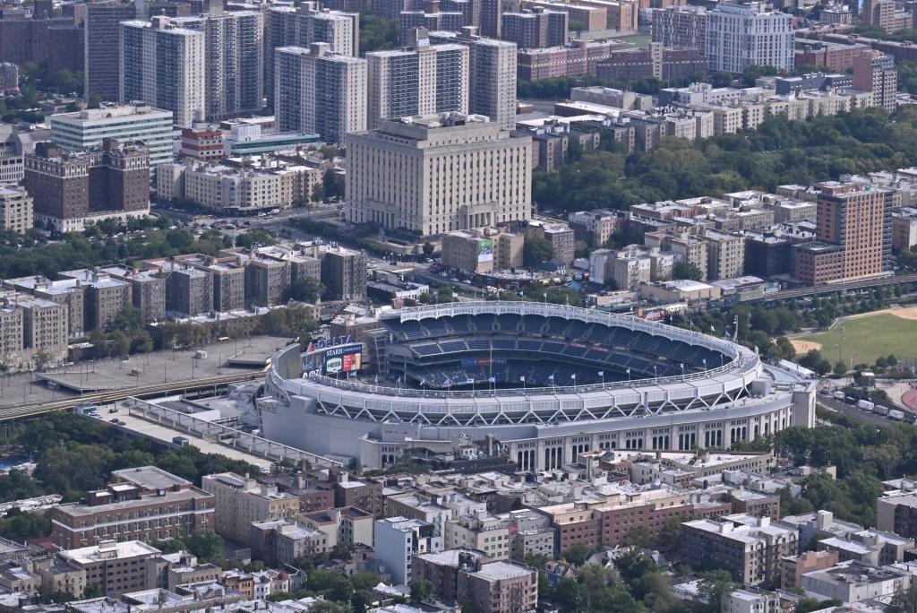 New York Yankees stadium in the Bronx, September 16, 2023