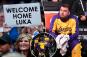 Lakers star Luka Doncic fights back tears before emotional first game back in Dallas