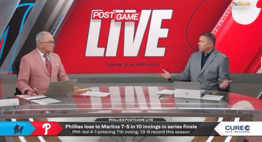 Ricky Bottalico continued the rant saying the Phillies bullpen is a problem.