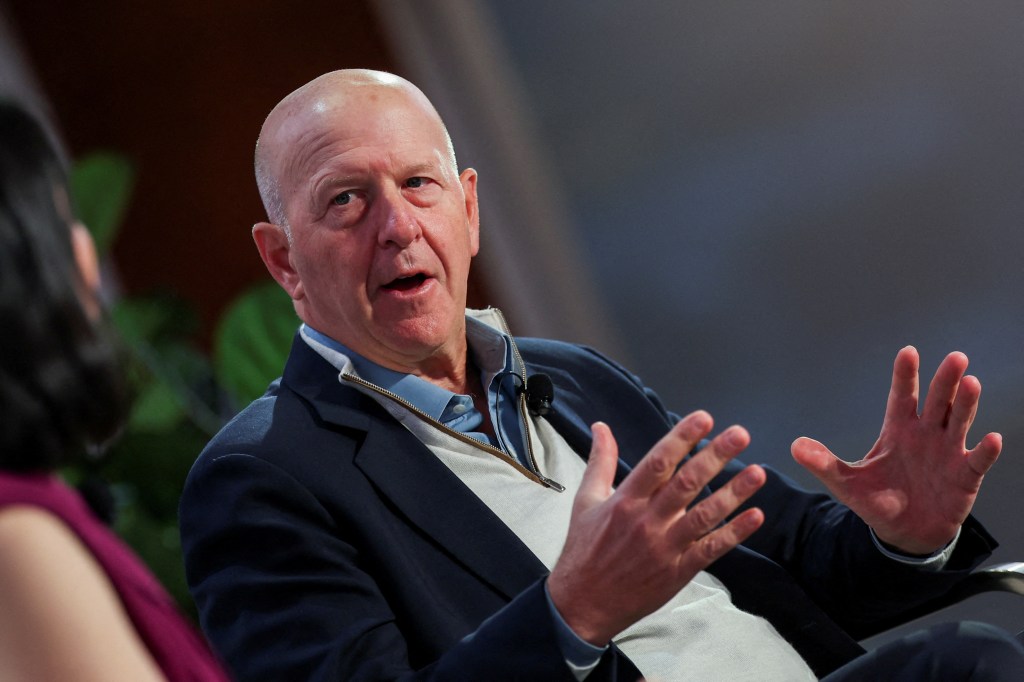 David Solomon, CEO of Goldman Sachs, being interviewed by U.S. Finance Editor Lananh Nguyen at the Reuters NEXT conference in New York City, December 10, 2024.