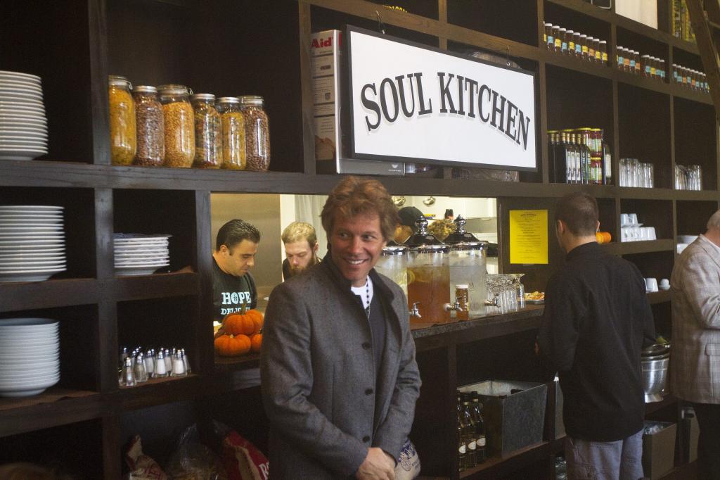 Jon Bon Jovi at JBJ Soul Kitchen 