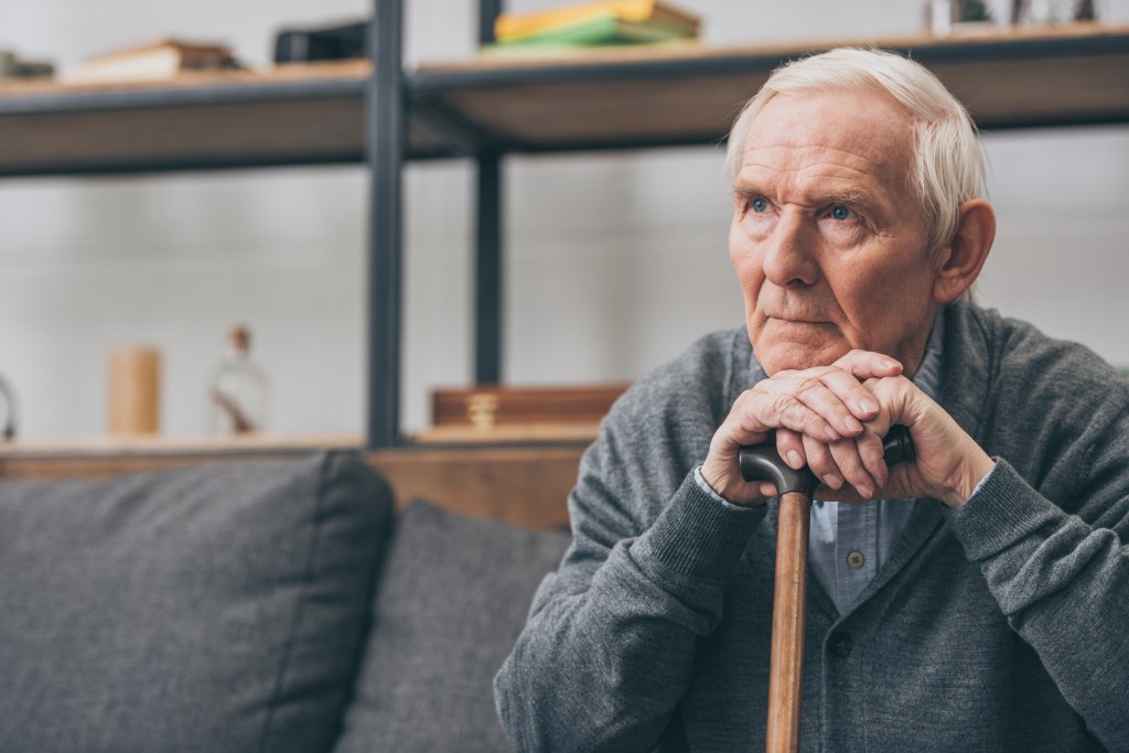 old man with dementia