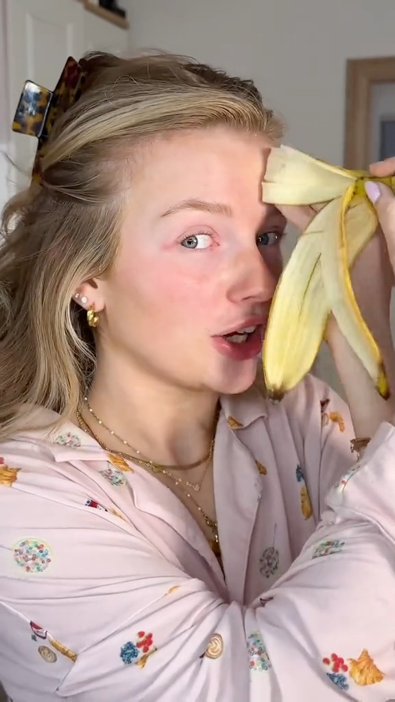TikTok banana peel viral trend