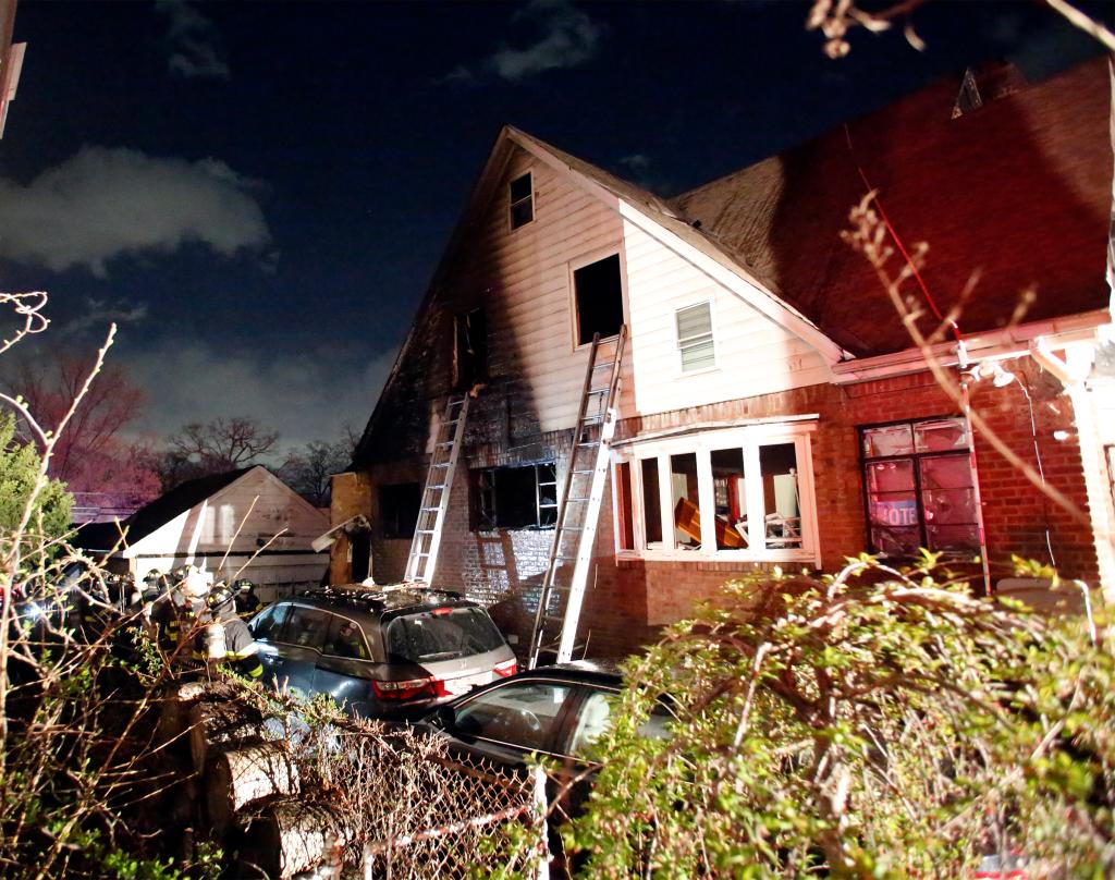The aftermath of deadly fire that tore through a Queens home on Easter morning.