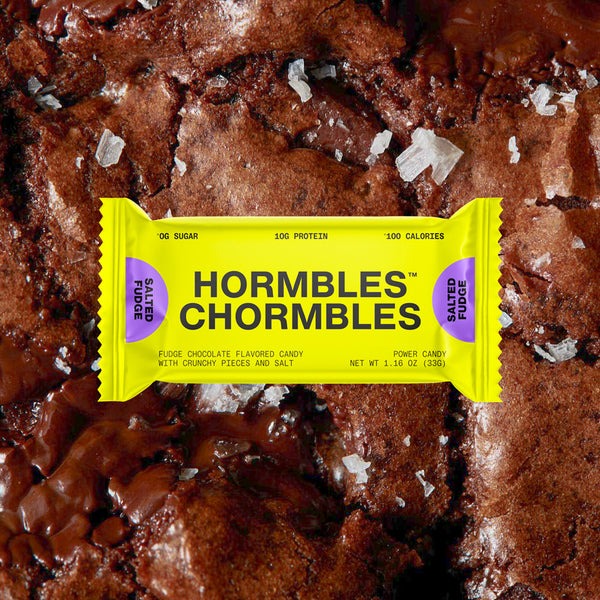 There are four flavors of Hormbles Chormbles, including Salted Fudge.