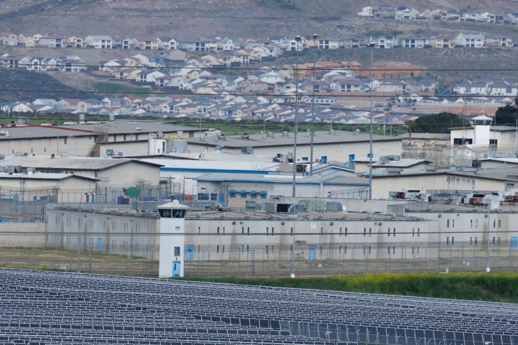 A view shows the Richard J. Donovan Correctional Facility state prison, which houses Erik and Lyle Menendez, in San Diego, California.