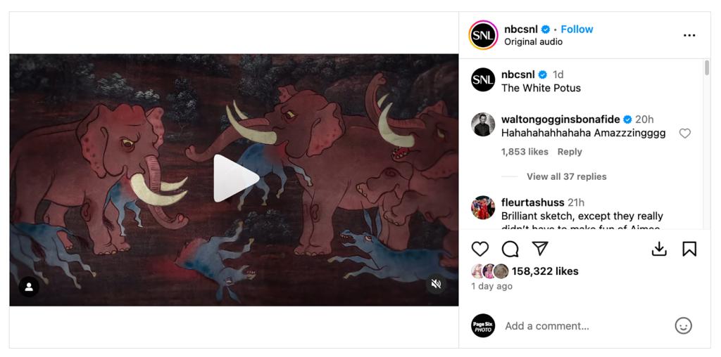 Walton Goggins comments on the "SNL" video