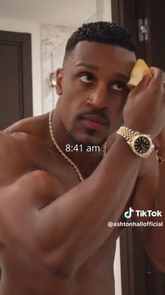Ashton Hall morning routine banana