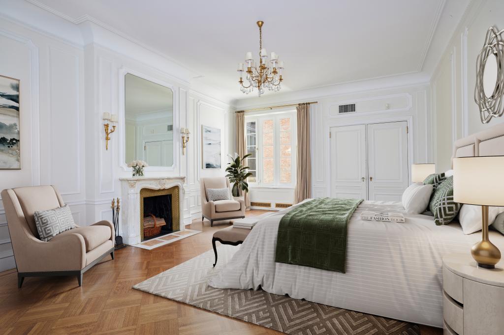 One of six bedrooms.