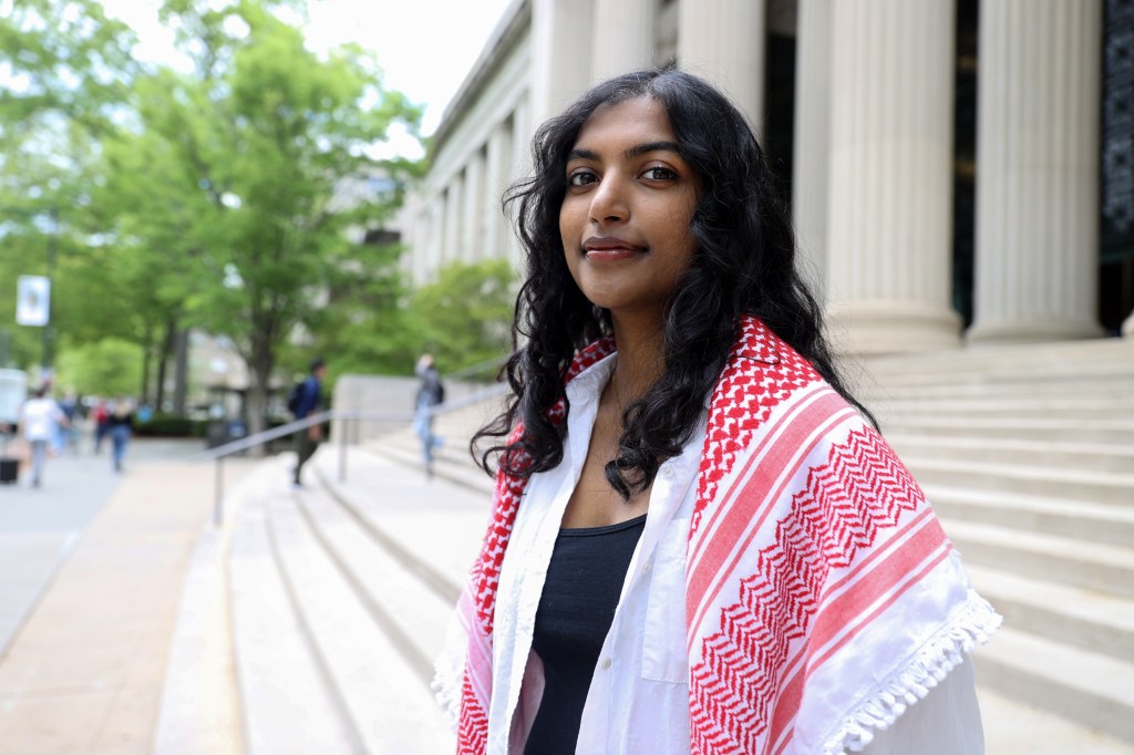Class of 2025 president Megha M. Vemuri was banned by the university from Friday's undergraduate degree ceremony after her disruptive address