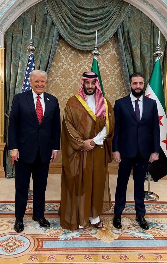 President Trump became the first US president in 25 years to meet a Syrian leader on May 14.