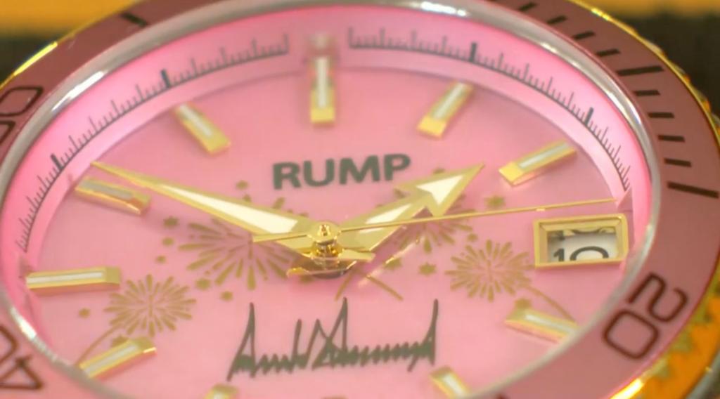 The obvious missing letter from the president's name on the over $600 watch left the couple bummed out.