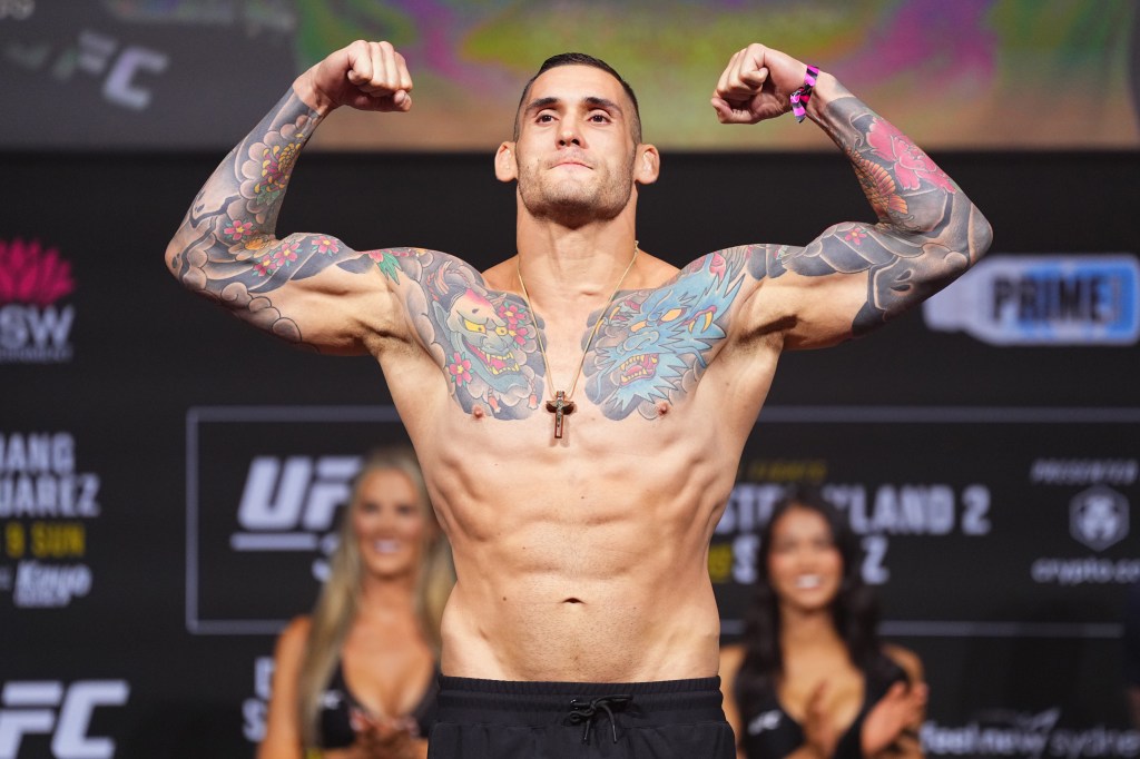 Rodolfo Bellato posing before UFC 312 in 2025.