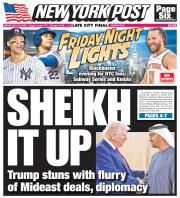 May 16, 2025 New York Post Front Cover
