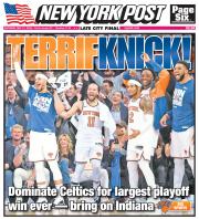 May 17, 2025 New York Post Front Cover