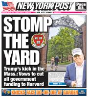 May 28, 2025 New York Post Front Cover