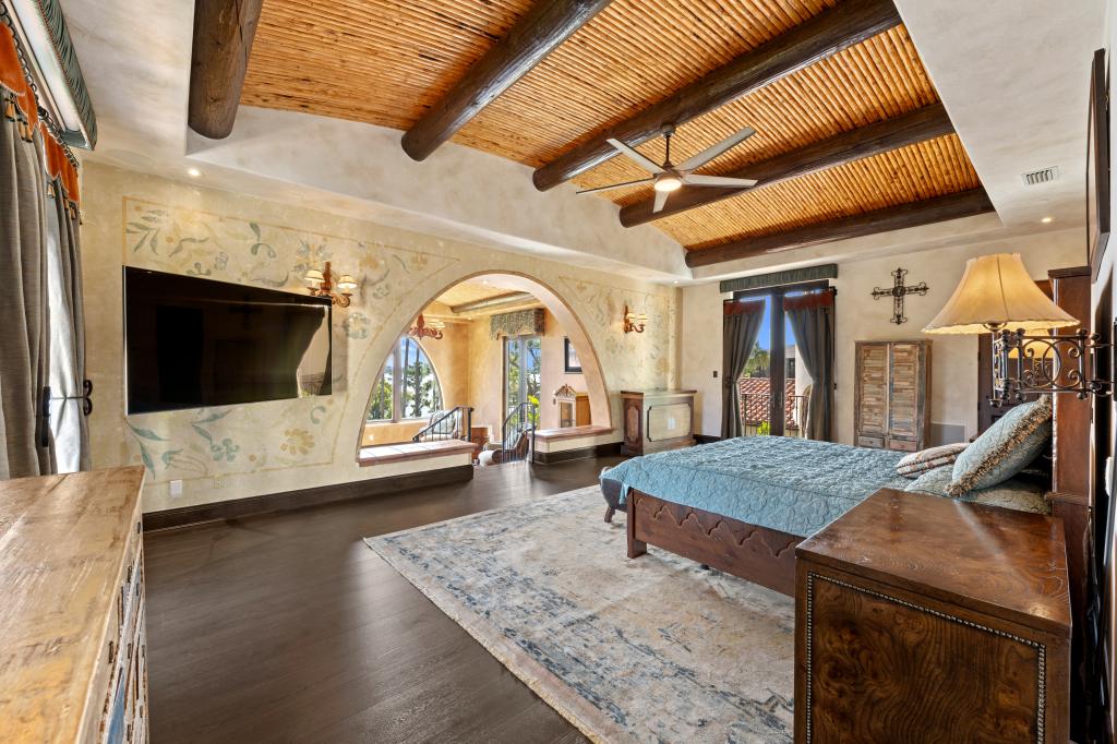 One of six bedroom suites. 