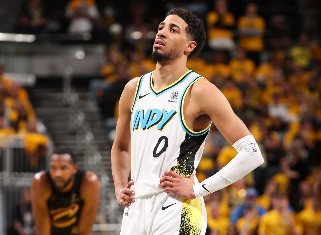 Tyrese Haliburton was held to four points in the Pacers' Game 3 loss to the Cavaliers.