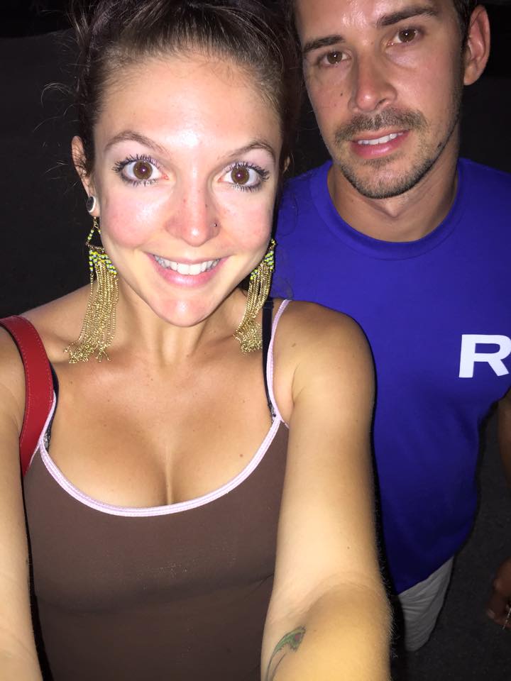 Alexis von Yates and her husband pose for a photo later shared to Facebook.