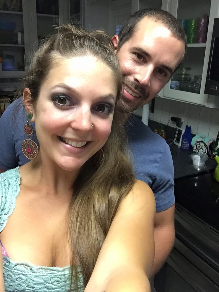 Yates and the teen's father in a photo posted to Facebook. 