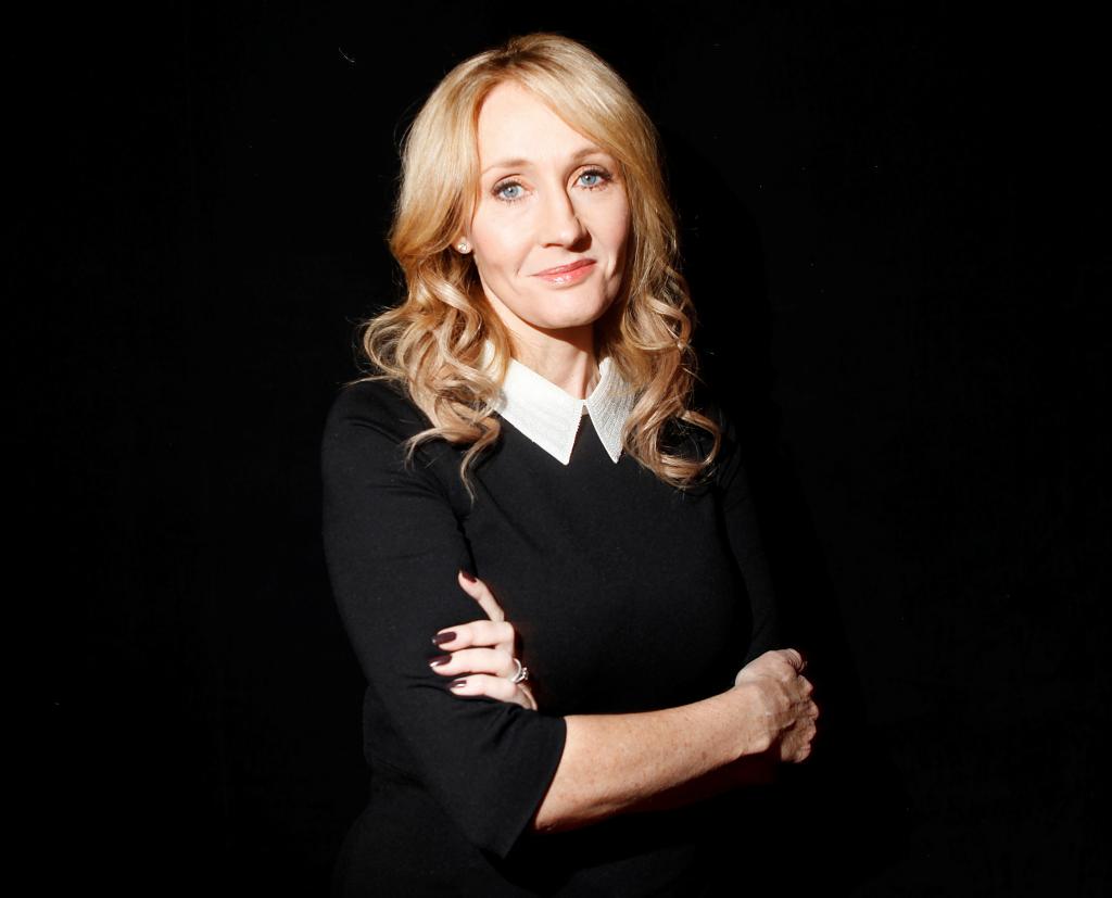 Author J.K. Rowling posing for a portrait at Lincoln Center in New York while publicizing her book 'The Casual Vacancy' in October 2012