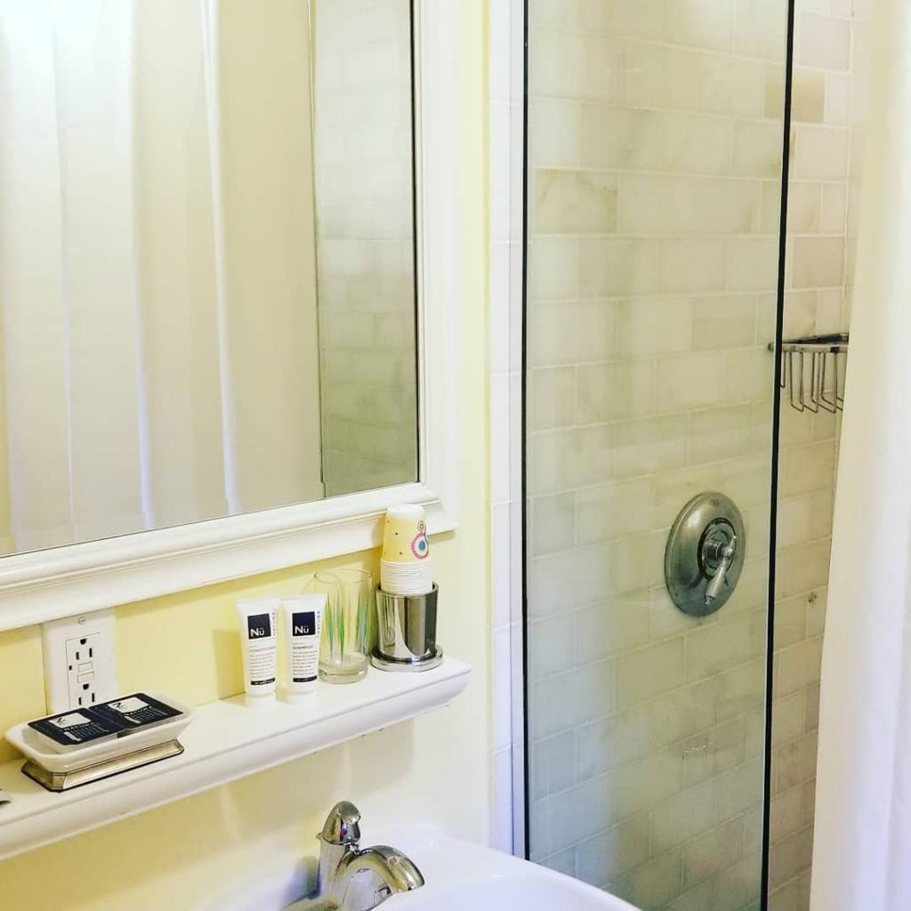 Garden Suite Bathroom at Incentra Village House Hotel in Manhattan, New York City