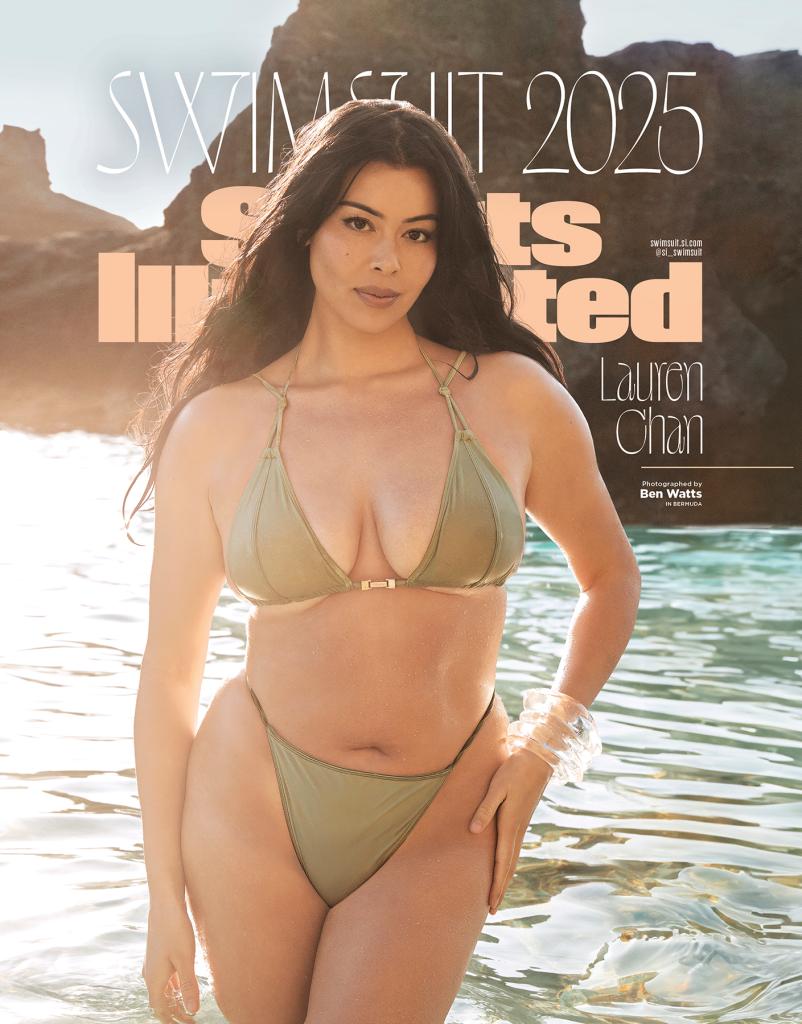 Model and entrepreneur Lauren Chan on the cover of the 2025 Sports Illustrated Swimsuit issue.