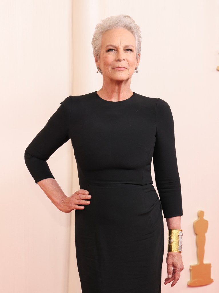 Jamie Lee Curtis attends the 96th Annual Academy Awards on March 10, 2024 in Hollywood, California. 