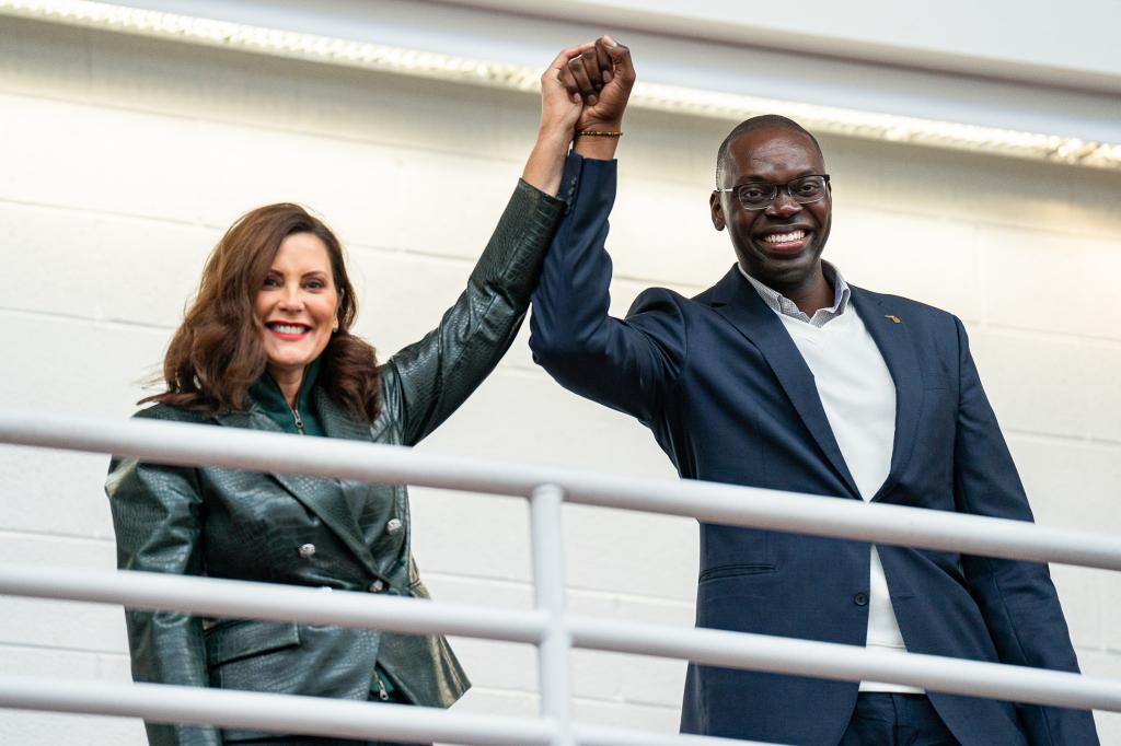 Michigan Gov. Gretchen Whitmer's Lt. Gov. Garlin Gilchrist dished that "it's terrible" his boss has been getting friendly with Trump in recent public appearances.