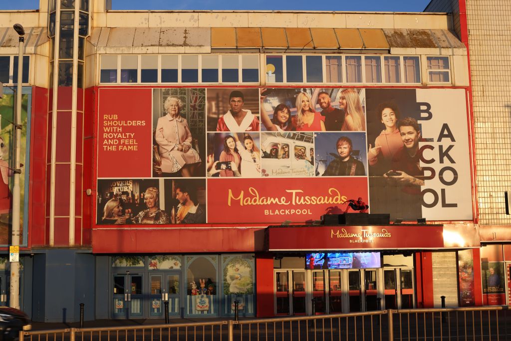 Madame Tussauds in blackpool.