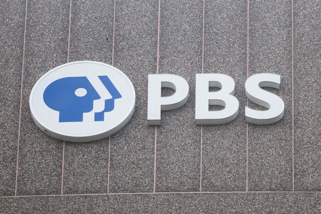 The headquarters of Public Broadcasting Service (PBS) in Crystal City, Virginia, USA, 02 May 2025.