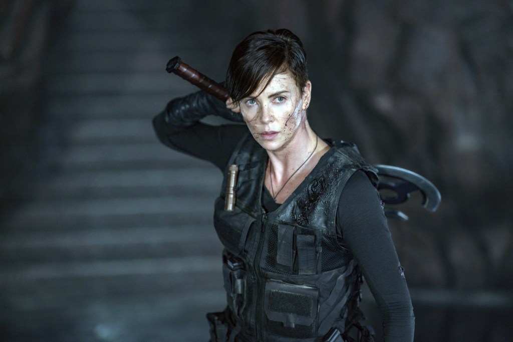 Charlize Theron in the 2020 movie "The Old Guard."