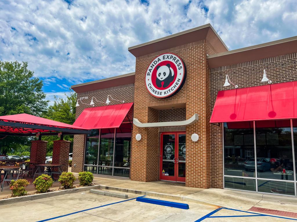 Panda Express is a chain restaurant serving American Chinese food in a fast casual setting.