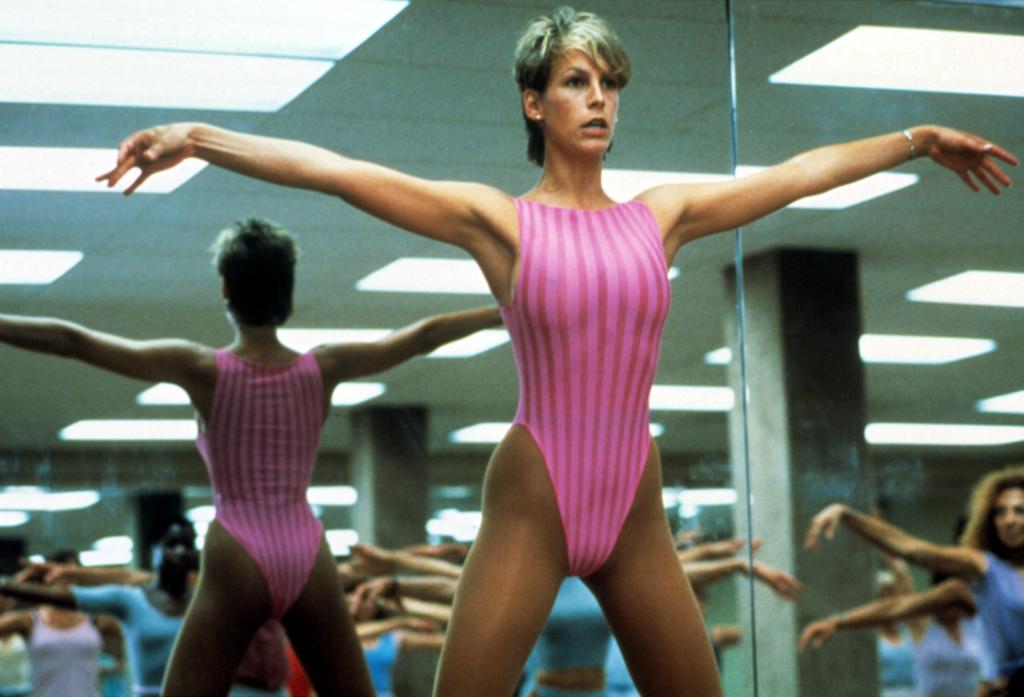 Jamie Lee Curtis in the 1985 romantic drama "Perfect."