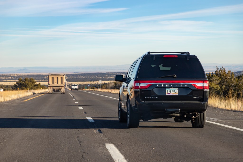 The recall, which was filed with the National Highway Traffic Safety Administration last week, affects 223,315 Ford Expeditions and 50,474 Lincoln Navigators. The image above shows a Lincoln Navigator.