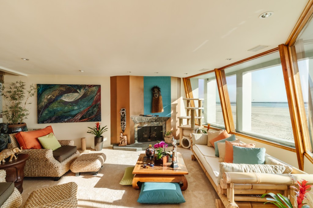 The living room. 