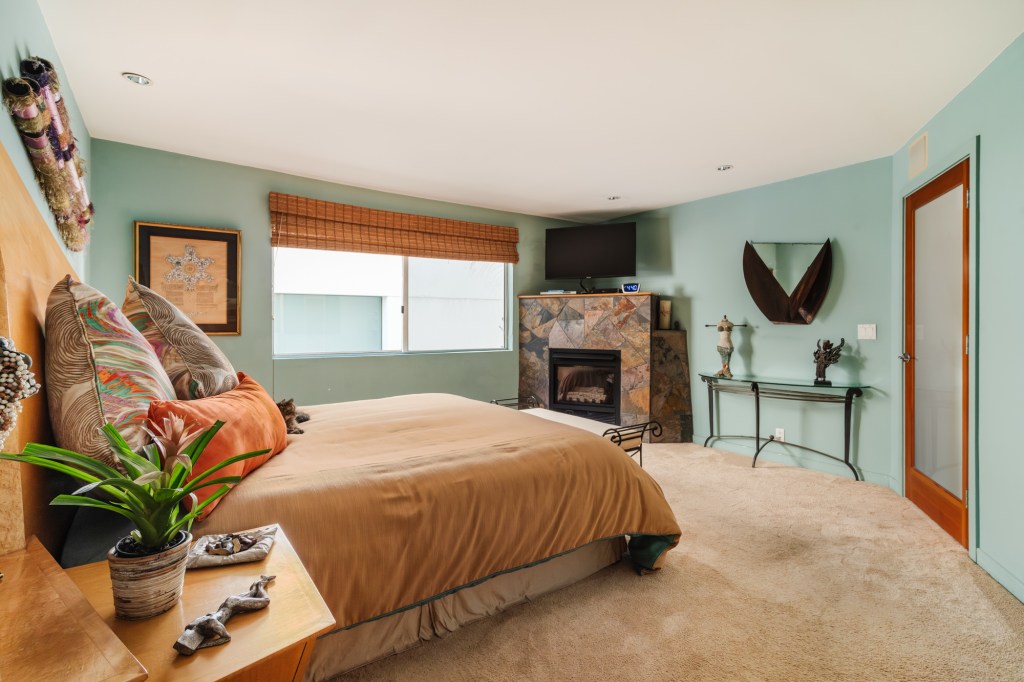 One of two bedrooms. 