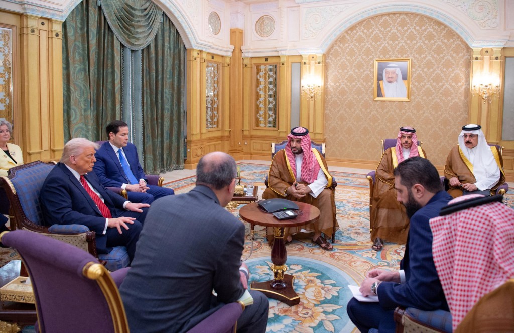 President Trump urged Syrian President Ahmed al-Sharaa to recognize Israel's statehood.