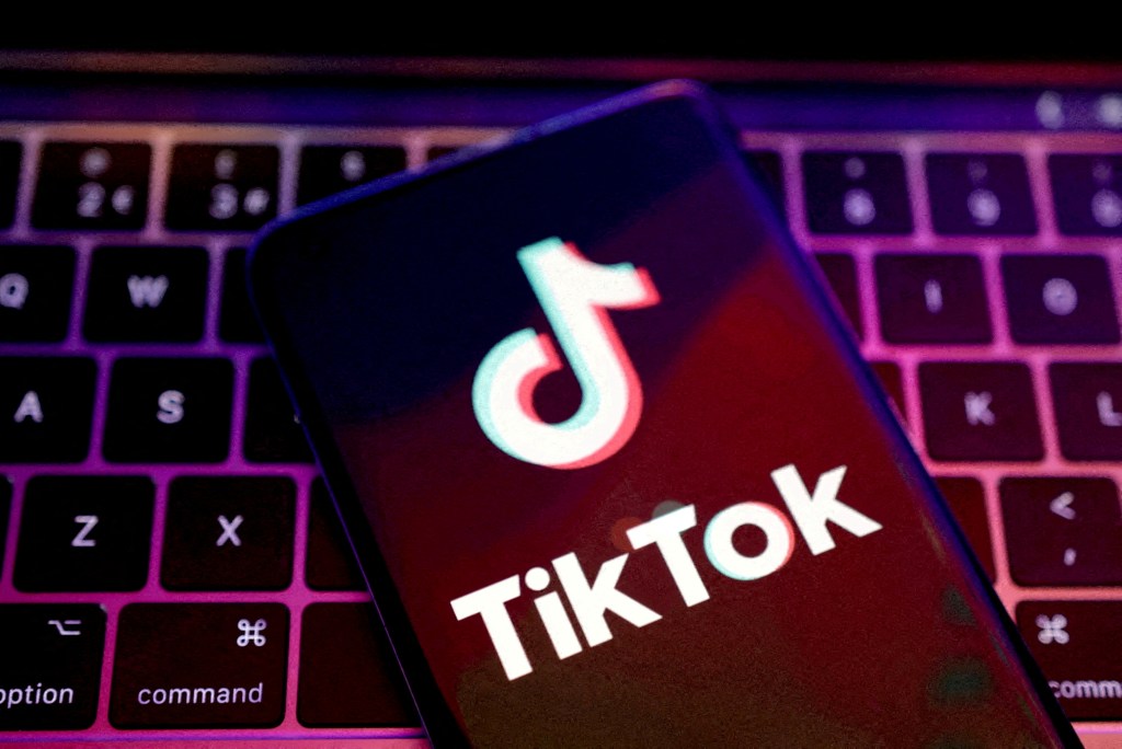Illustration of TikTok app logo from August 22, 2022, by REUTERS/Dado Ruvic.