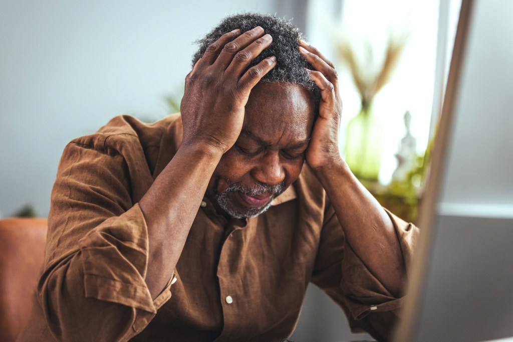 frustrated man