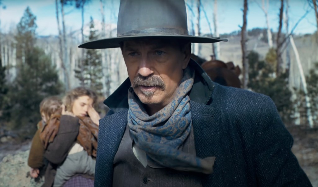 Kevin Costner in the film Horizon 