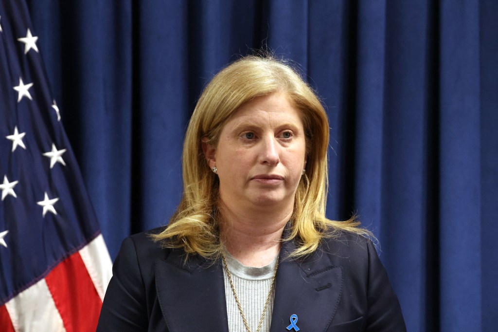 NYPD Commissioner Jessica Tisch.
