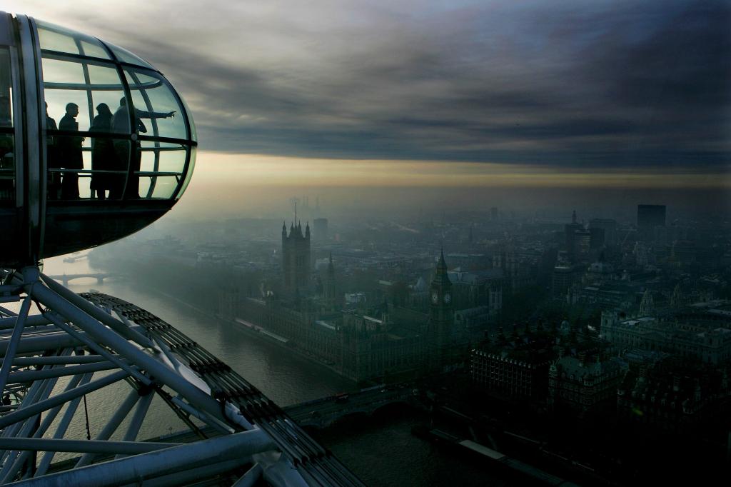The London Eye.